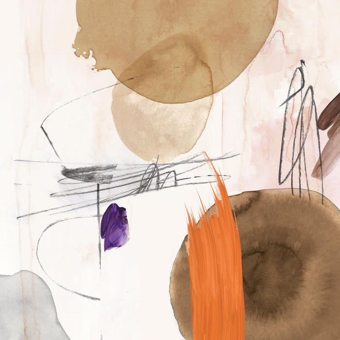 Œuvre d’art murale Giant Art « Velvet At Dusk Ii » 72 x 72