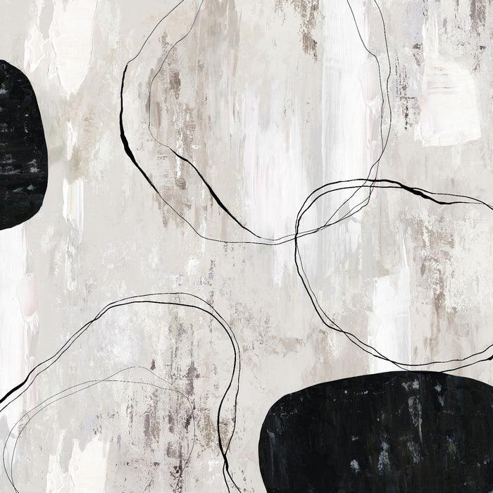 Œuvre d’art murale Giant Art « Falling Stones » 72 x 72