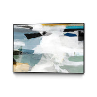 Œuvre d'art murale sur toile encadrée noire « Brush Formation Ii » 36 x 24
