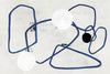 Œuvre d’art murale Giant Art « Midblue Ii » 84 x 54