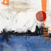 Œuvre d’art murale Giant Art « Midnight Rise I » 54 x 54