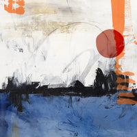 Œuvre d’art murale Giant Art « Midnight Rise I » 72 x 72