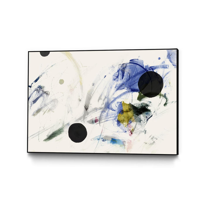 Œuvre d'art murale sur toile encadrée noire « Space Oddity Ii » 36 x 24