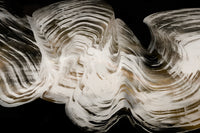 Œuvre d’art murale Giant Art « White Strokes » 72 x 48