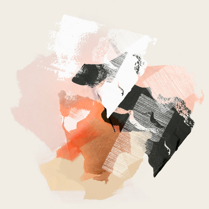 Œuvre d’art murale Giant Art « New Dawn I » 72 x 72