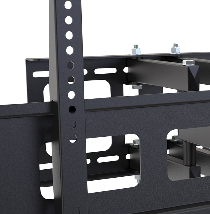 Support mural CorLiving réglable de 40 po à 80 po pour téléviseur à écran plat - noir