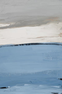 Œuvre d’art murale Giant Art « Blue Flatlands I » 84 x 54