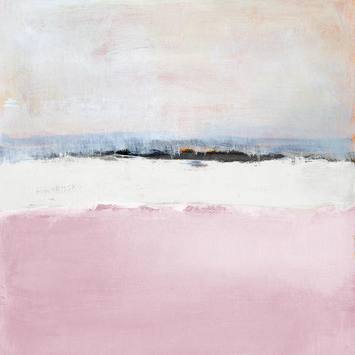 Œuvre d’art murale Giant Art « Pink Sea Abstract » 54 x 54
