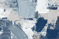 Œuvre d’art murale Giant Art « Blue Combo » 84 x 54