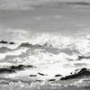 Œuvre d’art murale Giant Art « Rocks And Waves » 54 x 54
