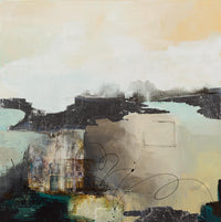 Œuvre d’art murale Giant Art « Around The Corner » 54 x 54