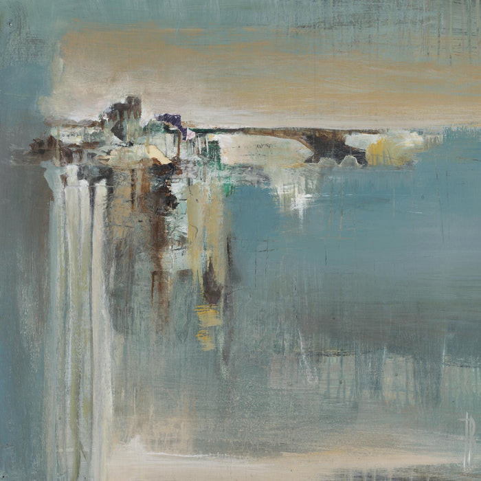 Œuvre d’art murale Giant Art « Fragmented Fields » 54 x 54