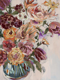 Œuvre d’art murale Giant Art « Spring Bouquet V34 » 72 x 54