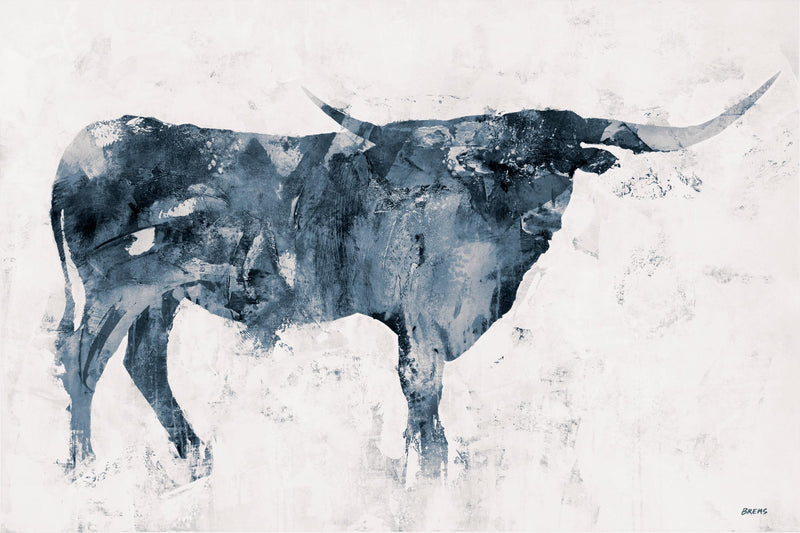 Œuvre d’art murale Giant Art « Longhorn V2 » 84 x 54