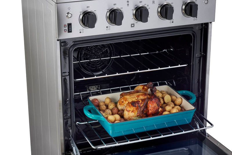 Cuisinière électrique Prestige par Unique de 24 po à convection - UGP-24V EC S/S