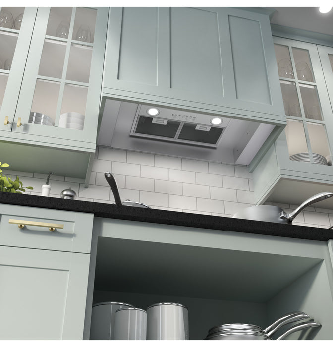 Hotte de cuisinière encastrée personnalisée GE de 20 po - UVC7300SLSS