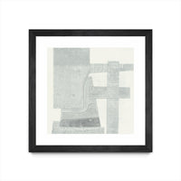 Œuvre d’art murale encadrée noire et mate « Orien » 30 x 30