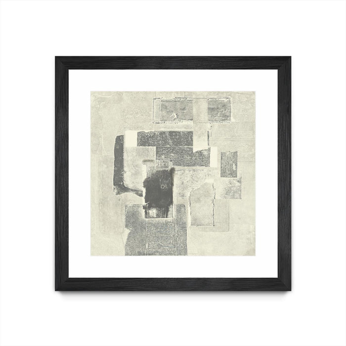 Œuvre d’art murale encadrée noire et mate « Camera Obscura » 36 x 36