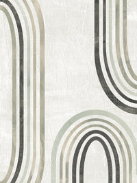 Œuvre d’art murale Giant Art « Modern Arc In Color I » 72 x 54