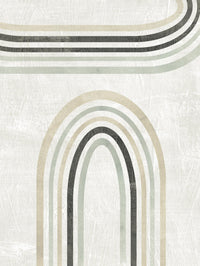 Œuvre d’art murale Giant Art « Modern Arc In Color Iii » 72 x 54