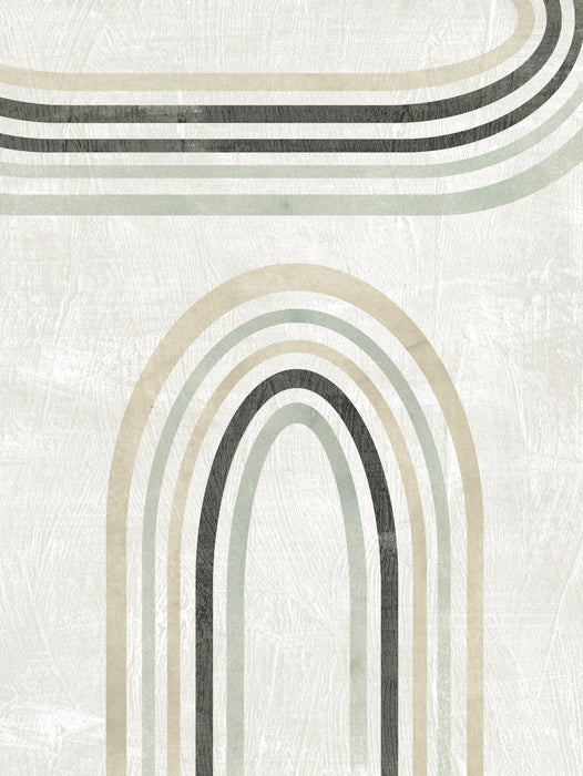 Œuvre d’art murale Giant Art « Modern Arc In Color Iii » 72 x 54