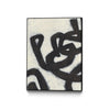 Œuvre d'art murale sur toile encadrée noire « Symbiotic I » 24 x 32