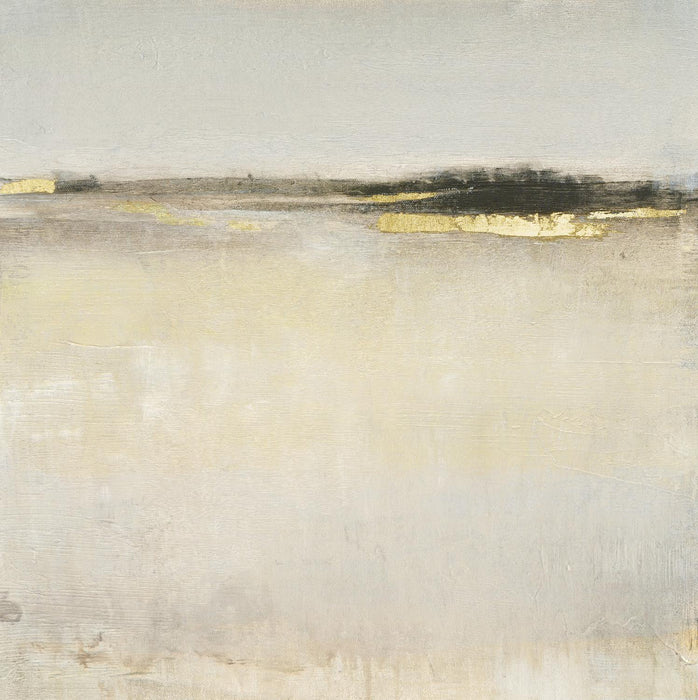 Œuvre d’art murale Giant Art « Embellished Subtle Scape I » 72 x 72