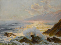 Œuvre d’art murale Giant Art « Main Seascape Ii » 72 x 54