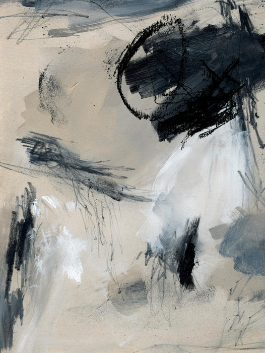 Œuvre d’art murale Giant Art « Scribble Abstract I » 72 x 54
