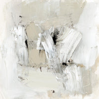 Œuvre d’art murale Giant Art « Neutral Brushstrokes I » 54 x 54