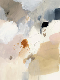Œuvre d’art murale Giant Art « Neutral Scrawl I » 72 x 54
