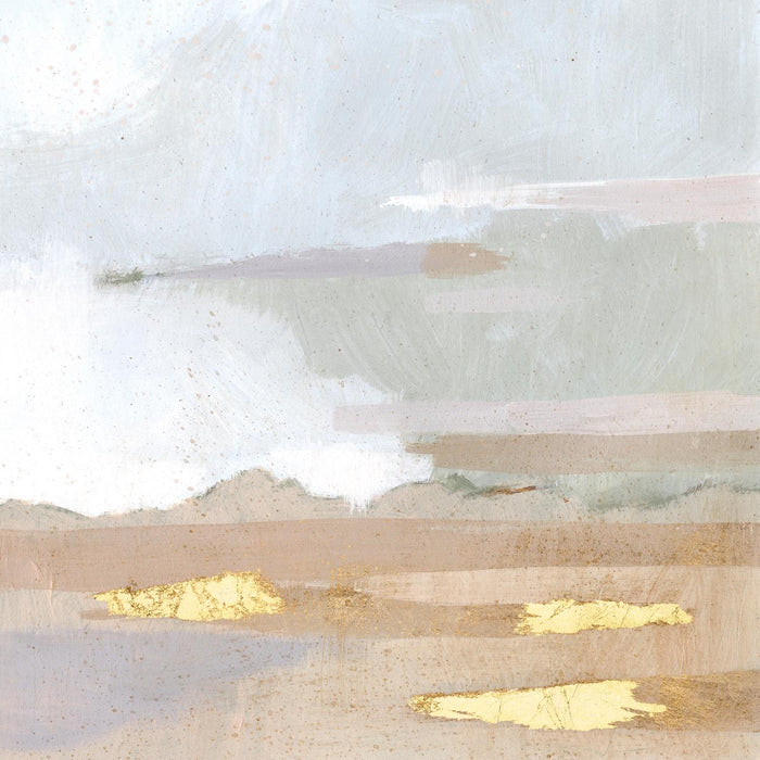 Œuvre d’art murale Giant Art « Abstract Coastland I » 54 x 54