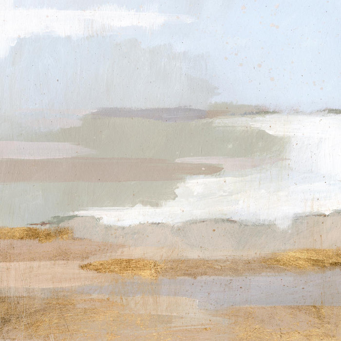 Œuvre d’art murale Giant Art « Abstract Coastland Ii » 54 x 54