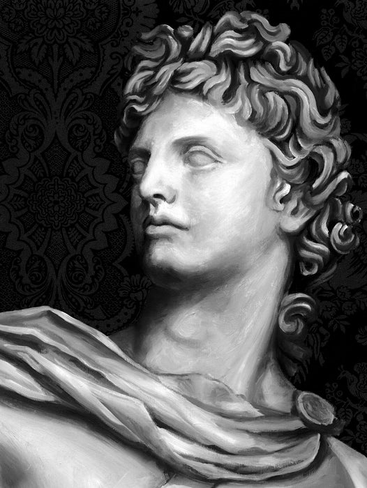 Œuvre d’art murale Giant Art « Ornate Sculpture Ii » 72 x 54