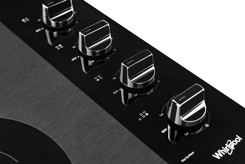 Surface de cuisson électrique Whirlpool de 30 po à 4 éléments - noire - WCE55US0HB