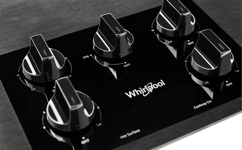 Surface de cuisson électrique Whirlpool de 36 po à 5 éléments - noire - WCE77US6HB