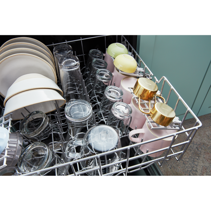 Lave-vaisselle encastré Whirlpool de 24 po et de 55 dBA avec commandes sur le dessus - acier inoxydable résistant aux traces de doigts - WDT540HAMZ