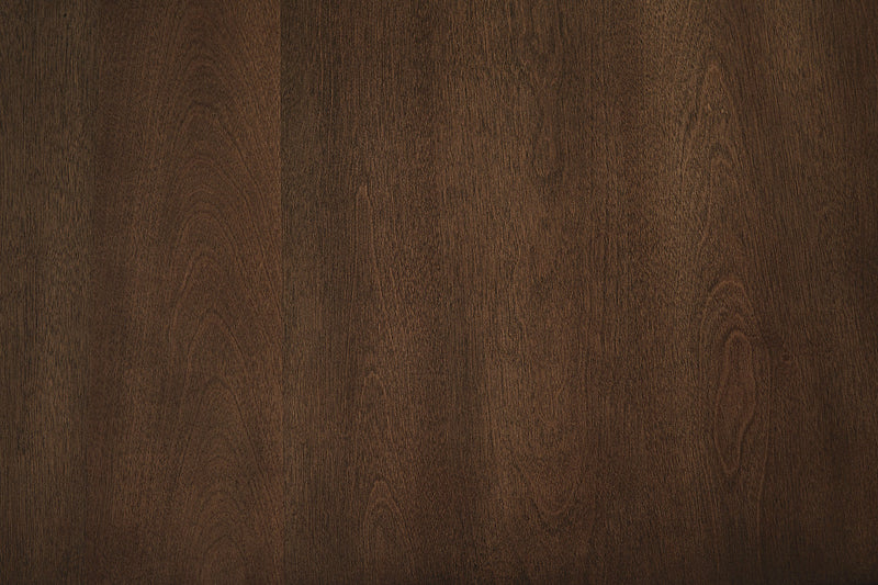 Table de salle à manger ronde Woodanville de 40,5 po à abattant - deux teintes, blanc et brun