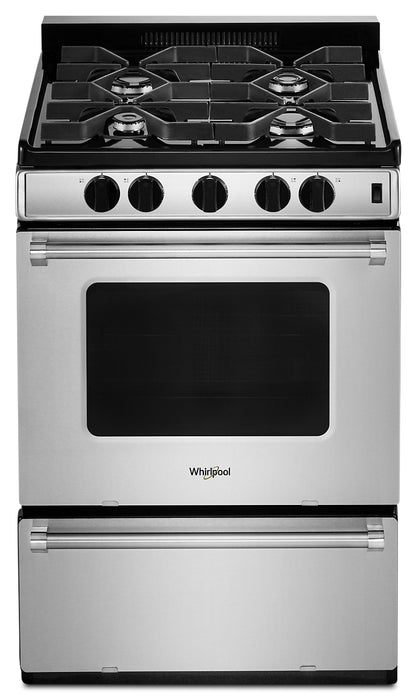 Cuisinière à gaz Whirlpool de 2,96 pi³ - acier inoxydable - WFG500M4HS