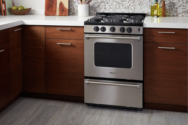 Cuisinière à gaz Whirlpool de 2,96 pi³ - acier inoxydable - WFG500M4HS