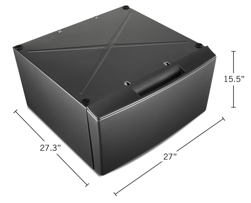Piédestal avec rangement Whirlpool de 15,5 po pour laveuse et sécheuse à chargement frontal - WFP2715HC