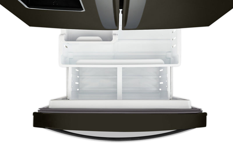 Réfrigérateur Whirlpool de 20 pi³ et de 30 po à portes françaises - acier inoxydable noir - WRF560SEHV