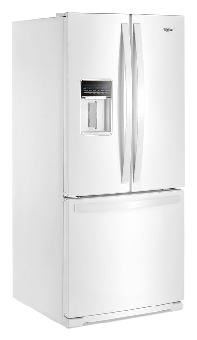 Réfrigérateur Whirlpool de 20 pi³ et de 30 po à portes françaises - blanc - WRF560SEHW