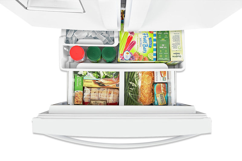 Réfrigérateur Whirlpool de 20 pi³ et de 30 po à portes françaises - blanc - WRF560SEHW