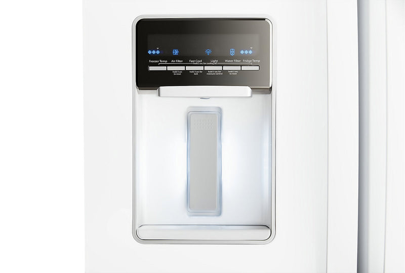 Réfrigérateur Whirlpool de 20 pi³ et de 30 po à portes françaises - blanc - WRF560SEHW