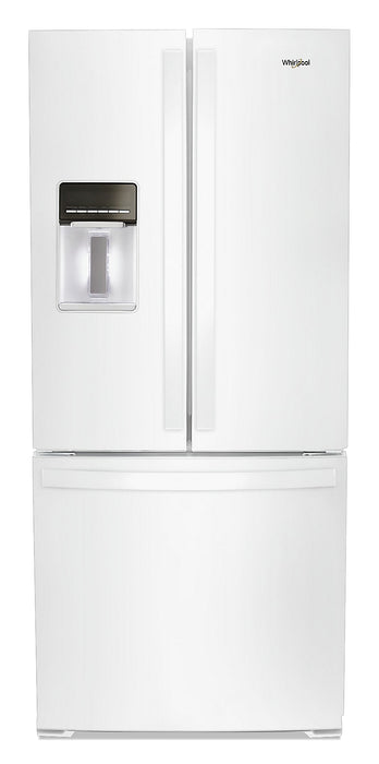 Réfrigérateur Whirlpool de 20 pi³ et de 30 po à portes françaises - blanc - WRF560SEHW