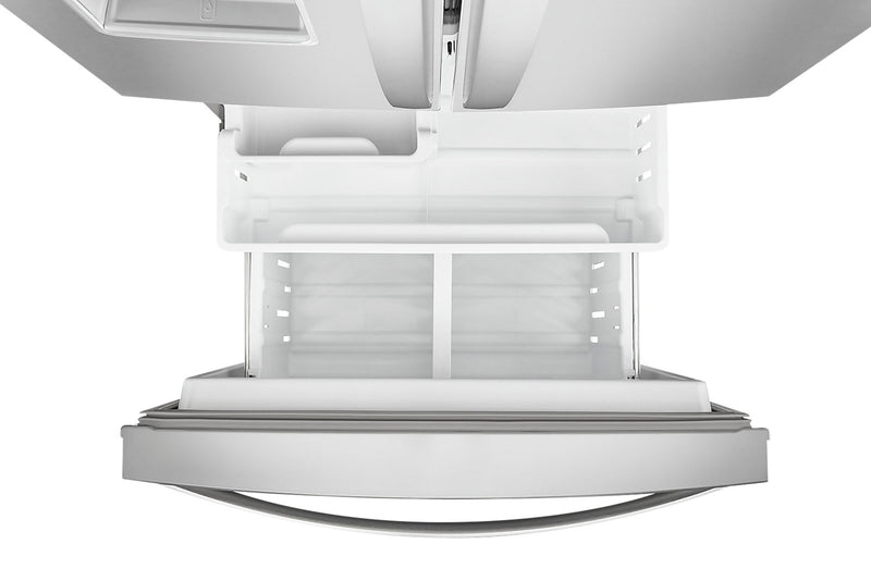 Réfrigérateur Whirlpool de 20 pi³ et de 30 po à portes françaises - acier inoxydable résistant aux traces de doigts - WRF560SEHZ