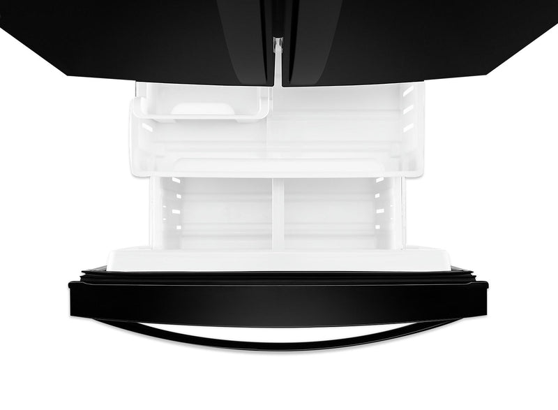 Réfrigérateur Whirlpool de 20 pi³ et de 30 po à portes françaises - noir - WRF560SMHB