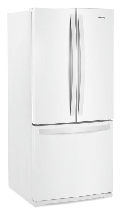 Réfrigérateur Whirlpool de 20 pi³ et de 30 po à portes françaises - blanc - WRF560SFHW