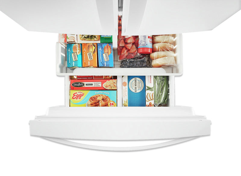 Réfrigérateur Whirlpool de 20 pi³ et de 30 po à portes françaises - blanc - WRF560SFHW